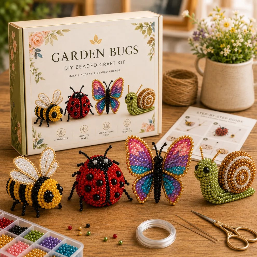 LAST DAY 70% OFF 🧵✨Petite 3D Beaded Animal Craft Kit