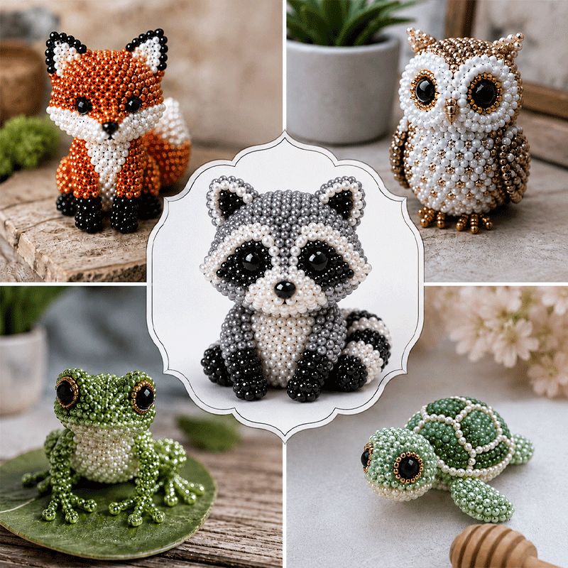 🔥 Last Day Buy 3 Get 1 Free🐾 DIY Animal Beading Kit