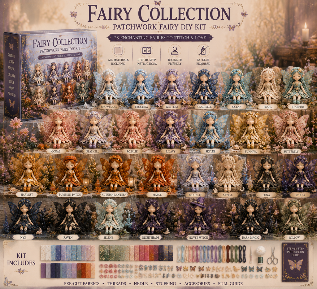 Fairy Patchwork DIY Collection ⚡