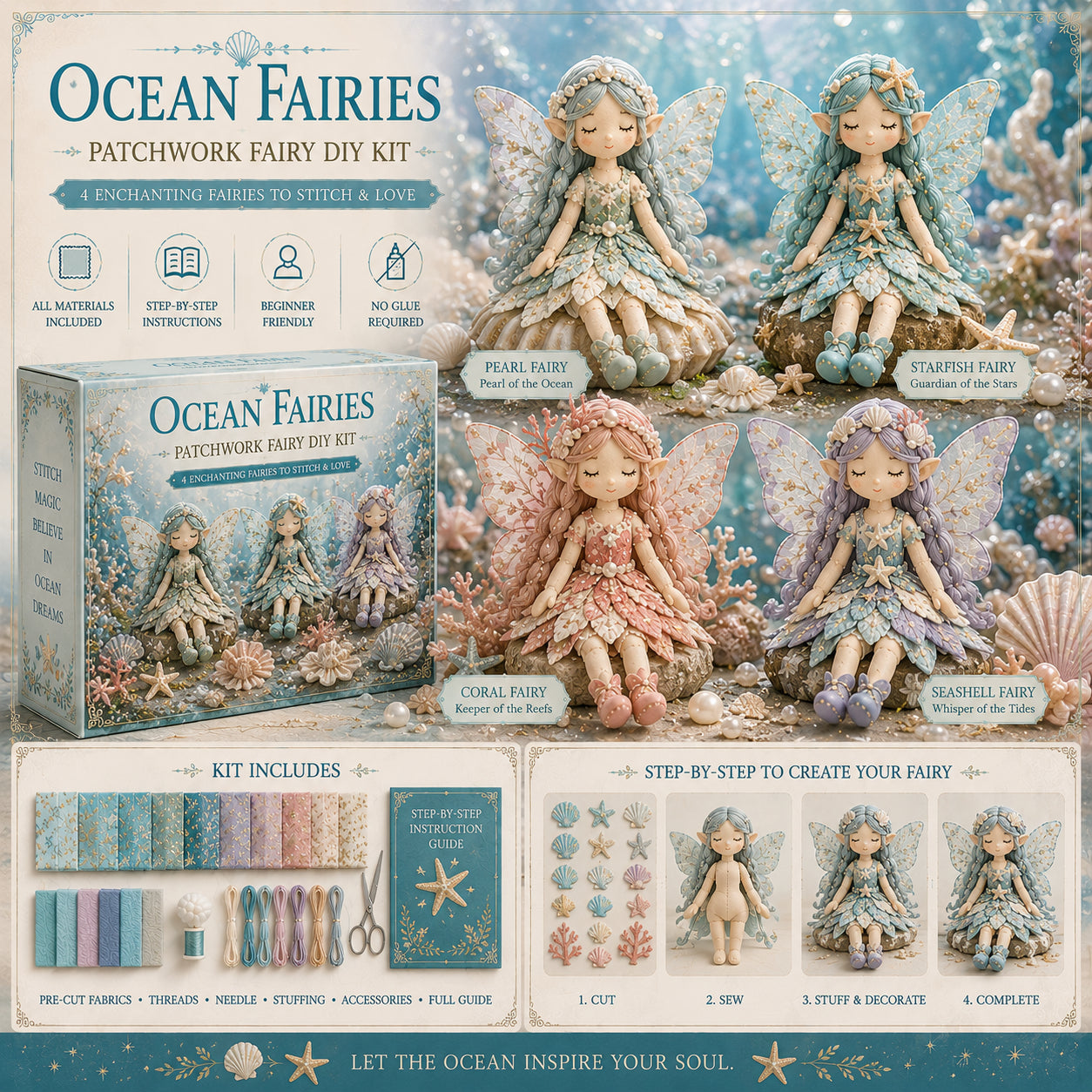 Fairy Patchwork DIY Collection ⚡