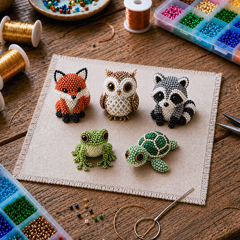 🔥 Last Day Buy 3 Get 1 Free🐾 DIY Animal Beading Kit