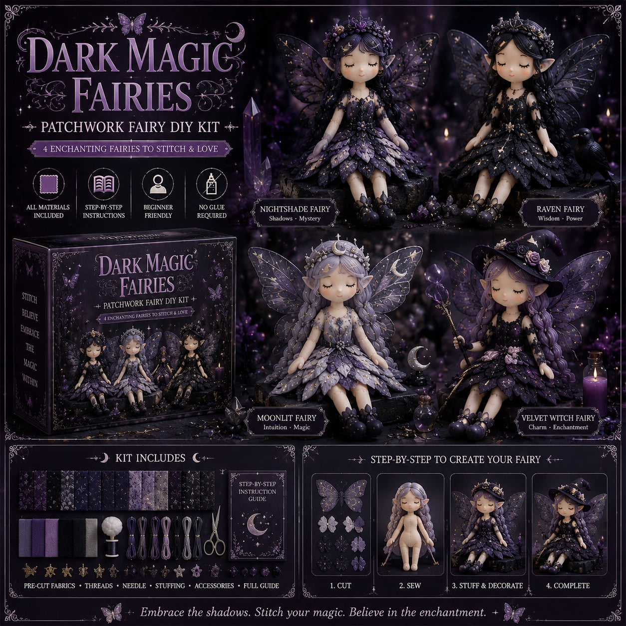 Fairy Patchwork DIY Collection ⚡