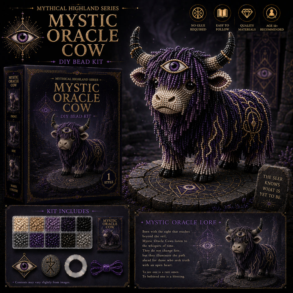 🔥Last Day BUY 3 GET 1 FREE🐮 Mythical Highland Series™ DIY Bead Kit Collection