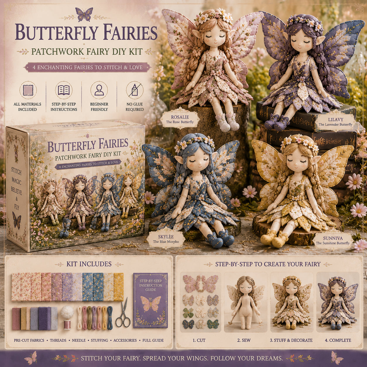 Fairy Patchwork DIY Collection ⚡